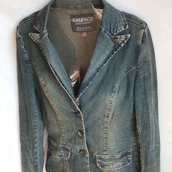 Rampage Jackets & Blazers - Rampage Jean Company Denim Blazer Size Small